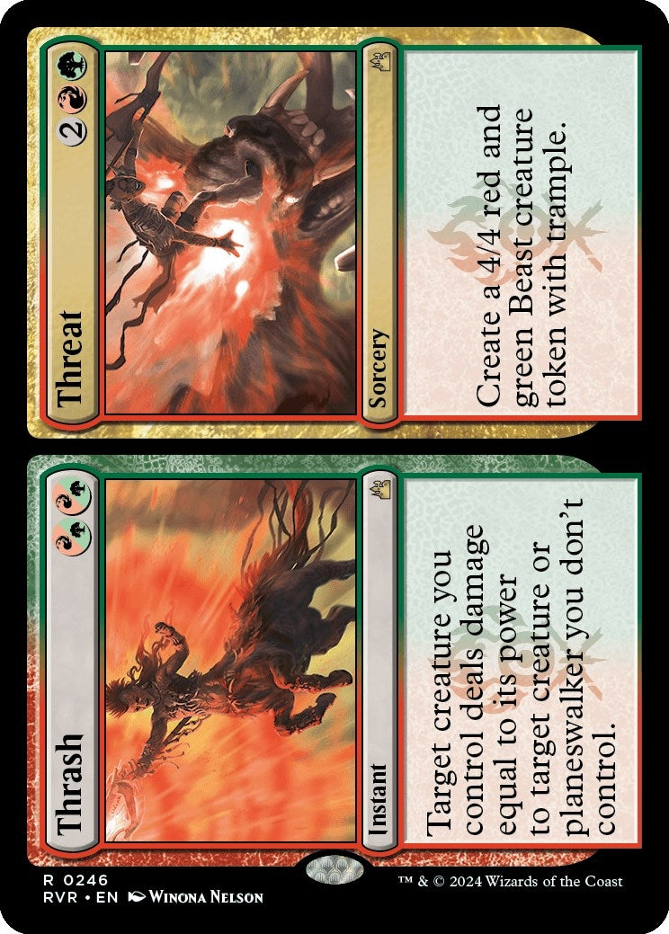 Image for Thrash // Threat (246) [Ravnica Remastered] - Magic: The Gathering