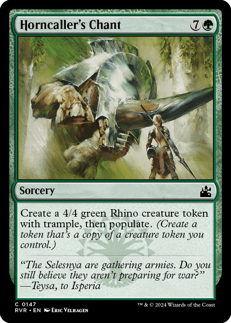 Image for Horncaller's Chant (147) [Ravnica Remastered] - Magic: The Gathering
