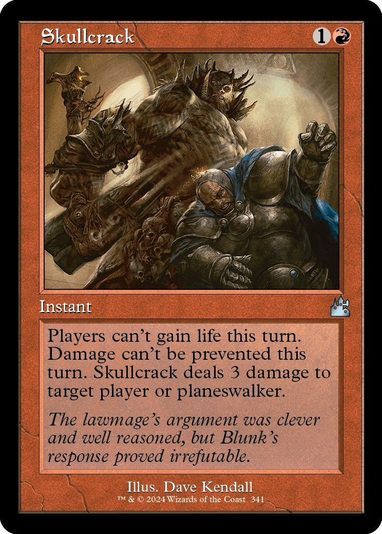Image for Skullcrack (Retro Frame) (341) [Ravnica Remastered] - Magic: The Gathering