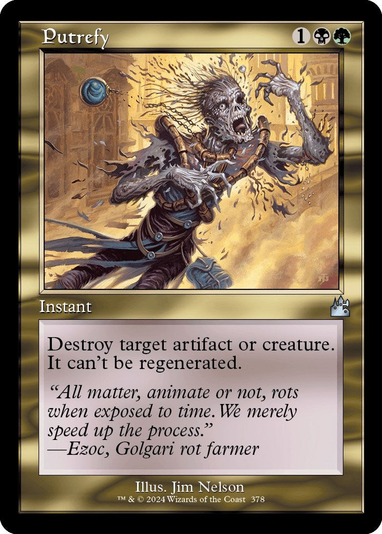 Image for Putrefy (Retro Frame) (378) [Ravnica Remastered] - Magic: The Gathering
