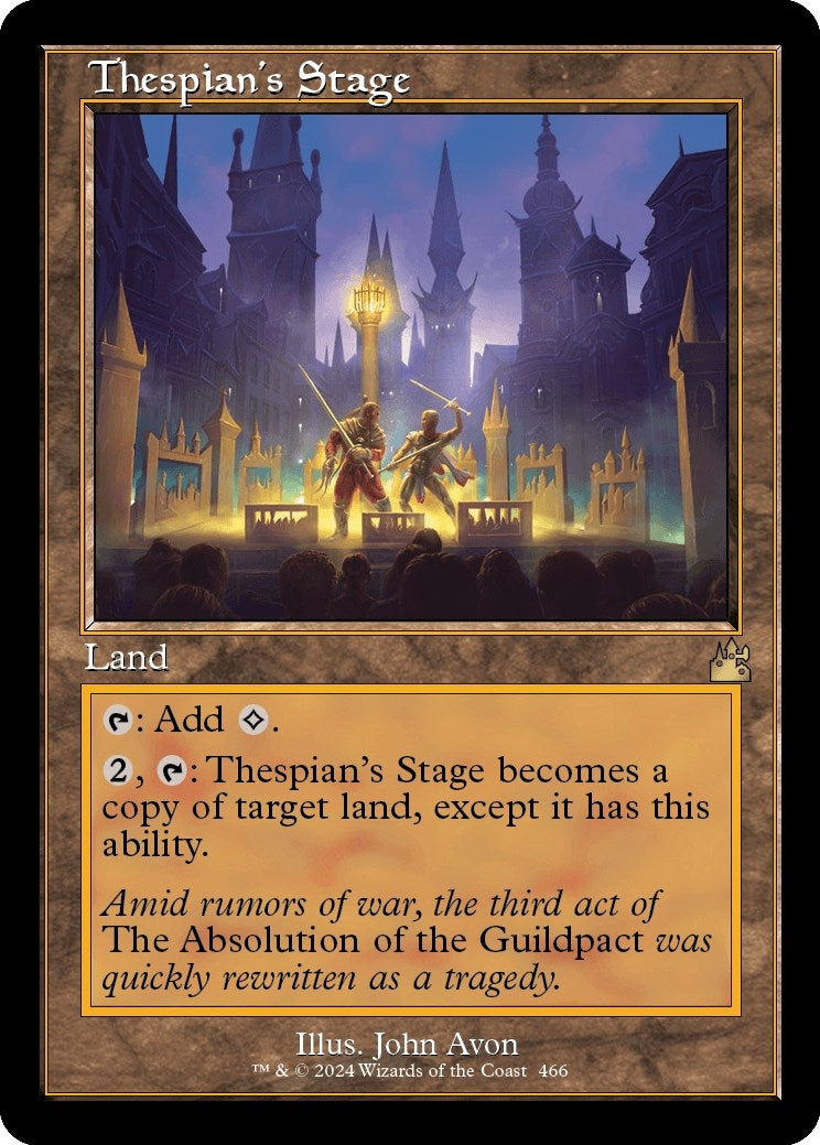 Image for Thespian's Stage (Retro Frame) (466) [Ravnica Remastered] - Magic: The Gathering