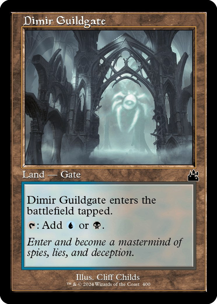 Image for Dimir Guildgate (Retro Frame) (400) [Ravnica Remastered] - Magic: The Gathering