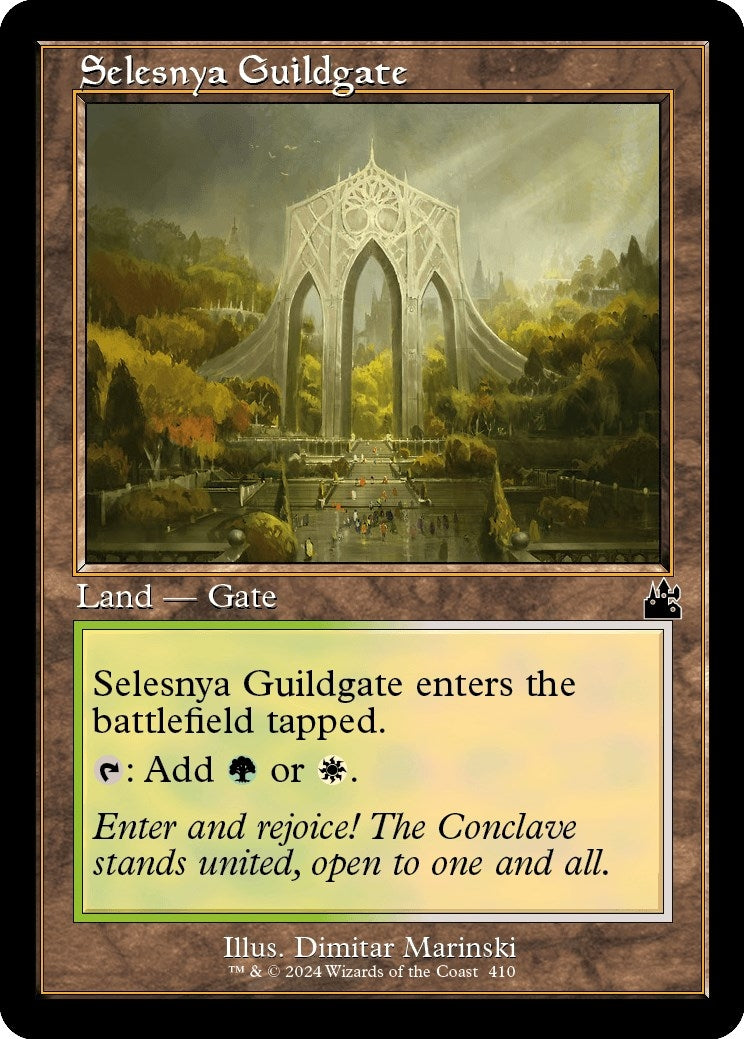 Image for Selesnya Guildgate (Retro Frame) (410) [Ravnica Remastered] - Magic: The Gathering
