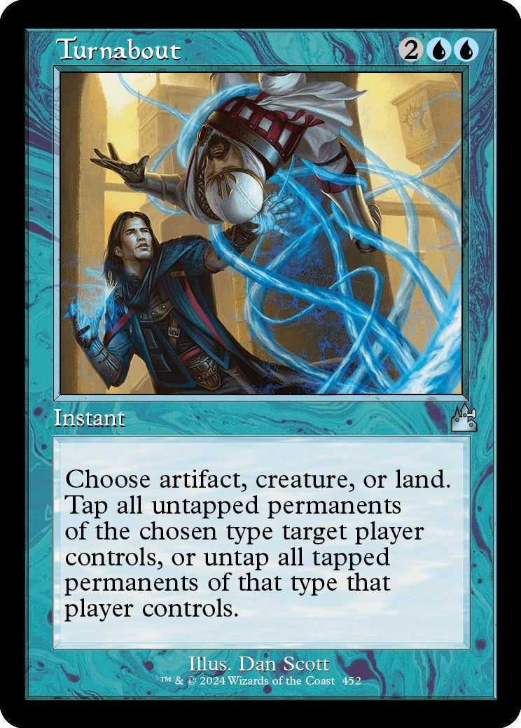 Image for Turnabout (Retro Frame) (452) [Ravnica Remastered] - Magic: The Gathering