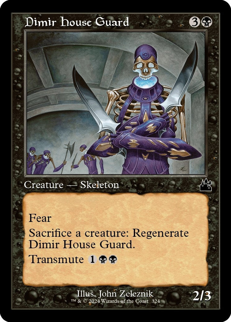 Image for Dimir House Guard (Retro Frame) (324) [Ravnica Remastered] - Magic: The Gathering