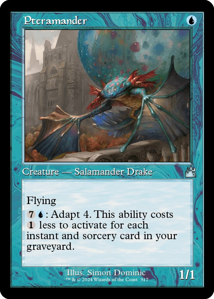 Pteramander (Retro Frame) (317) [Ravnica Remastered]