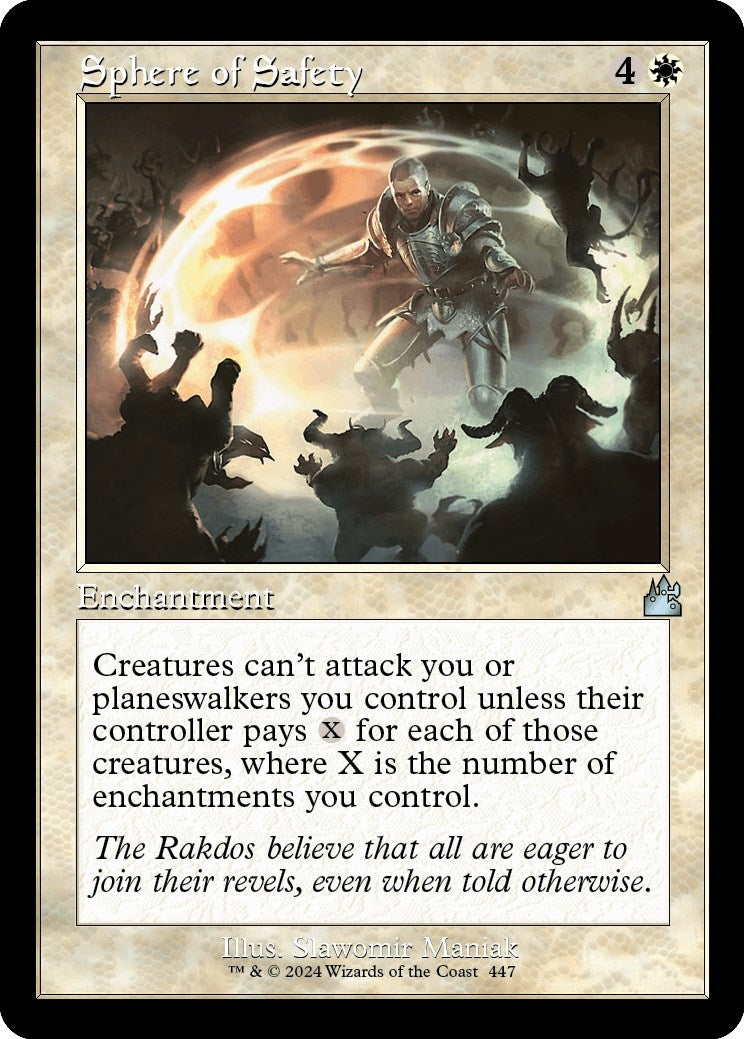 Image for Sphere of Safety (Retro Frame) (447) [Ravnica Remastered] - Magic: The Gathering
