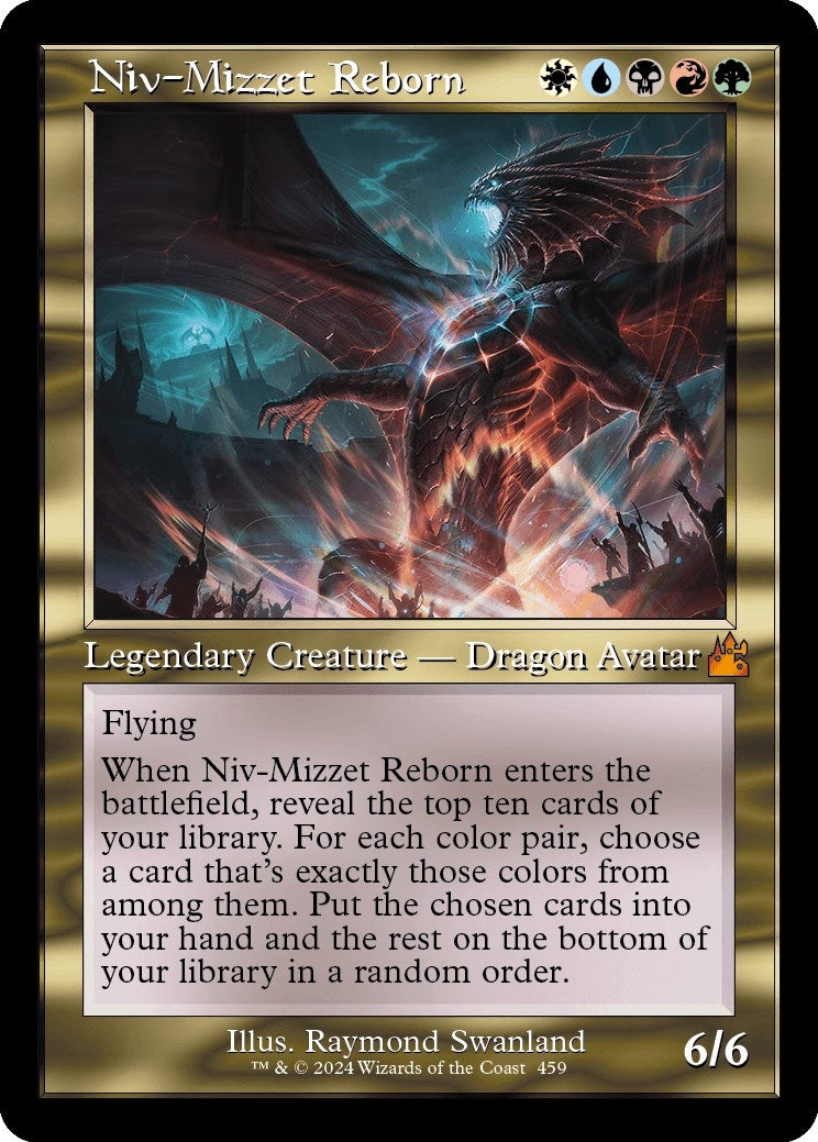 Image for Niv-Mizzet Reborn (Retro Frame) (459) [Ravnica Remastered] - Magic: The Gathering
