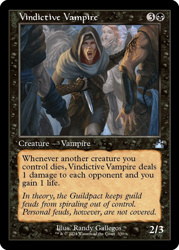 Image for Vindictive Vampire (Retro Frame) (330) [Ravnica Remastered] - Magic: The Gathering