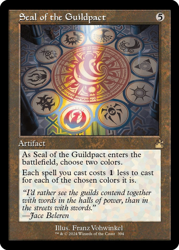 Image for Seal of the Guildpact (Retro Frame) (394) [Ravnica Remastered] - Magic: The Gathering