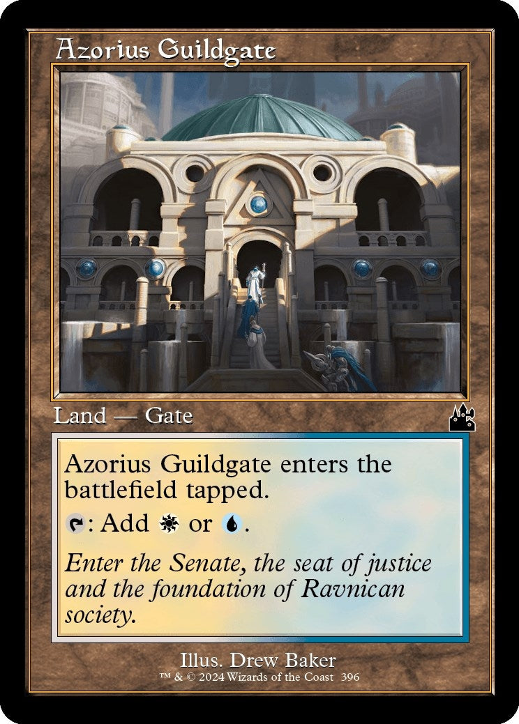 Image for Azorius Guildgate (Retro Frame) (396) [Ravnica Remastered] - Magic: The Gathering