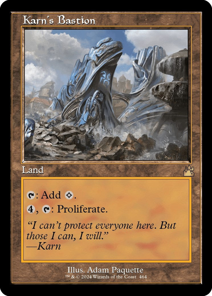 Image for Karn's Bastion (Retro Frame) (464) [Ravnica Remastered] - Magic: The Gathering