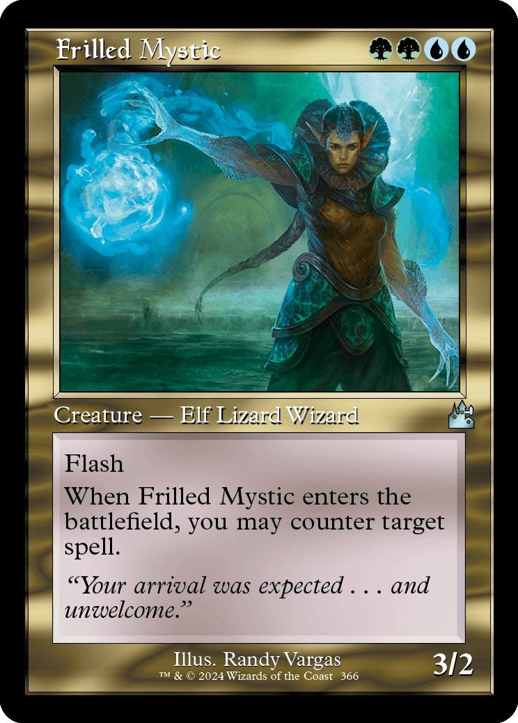 Image for Frilled Mystic (Retro Frame) (366) [Ravnica Remastered] - Magic: The Gathering
