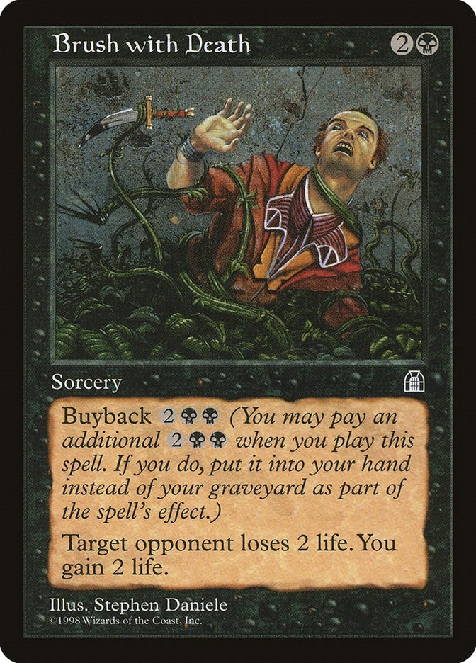 Image for Brush with Death [Stronghold] - Magic: The Gathering