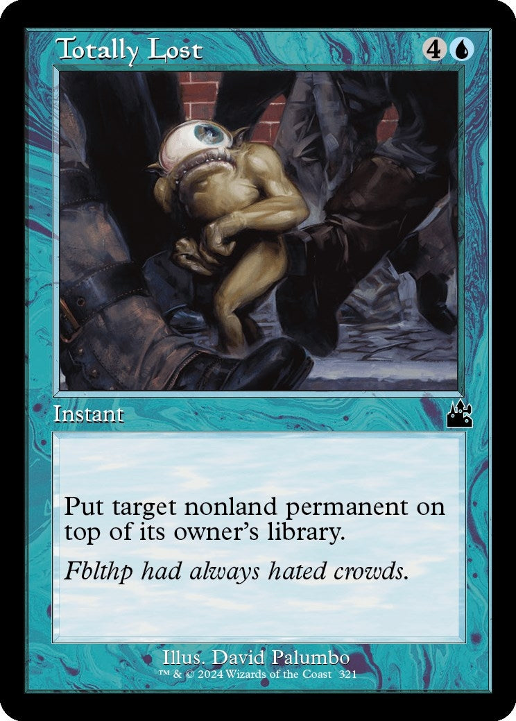 Image for Totally Lost (Retro Frame) (321) [Ravnica Remastered] - Magic: The Gathering