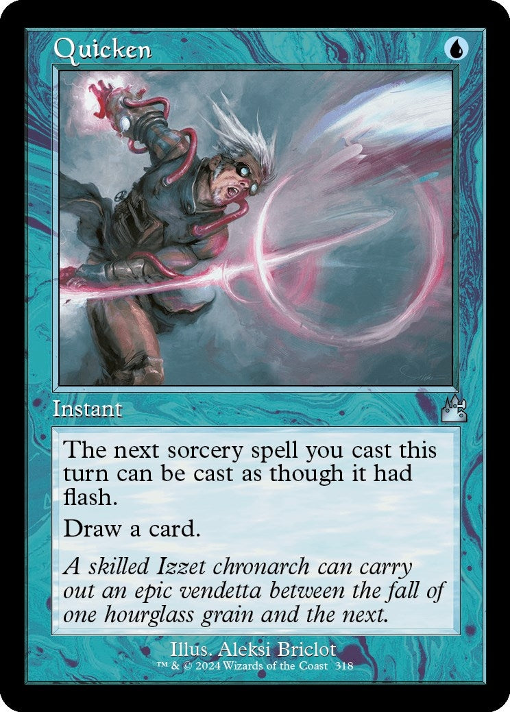 Image for Quicken (Retro Frame) (318) [Ravnica Remastered] - Magic: The Gathering