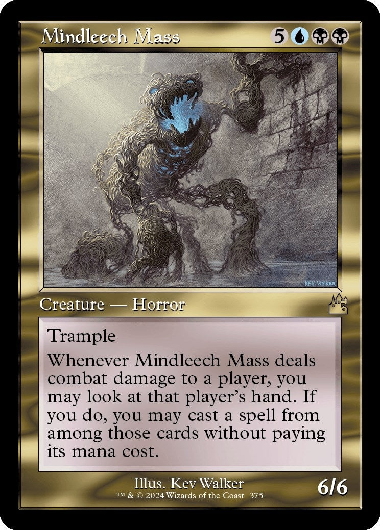 Image for Mindleech Mass (Retro Frame) (375) [Ravnica Remastered] - Magic: The Gathering