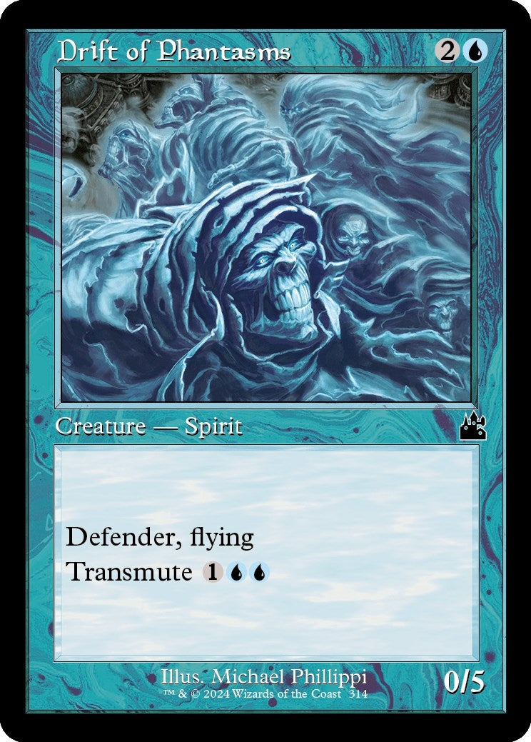 Image for Drift of Phantasms (Retro Frame) (314) [Ravnica Remastered] - Magic: The Gathering