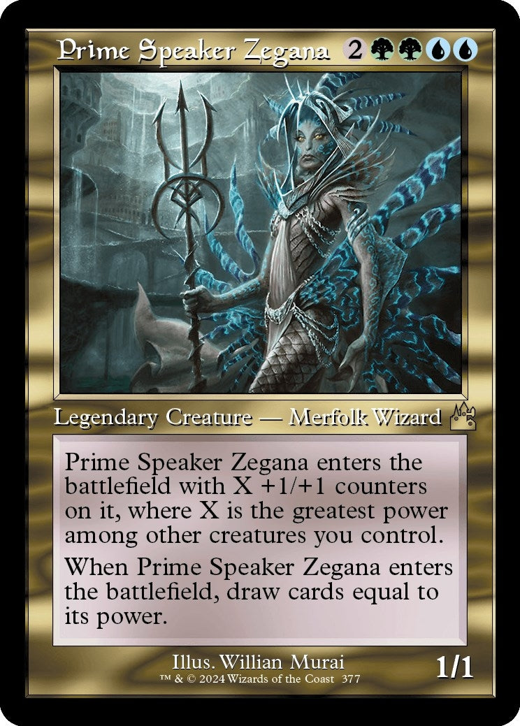 Image for Prime Speaker Zegana (Retro Frame) (377) [Ravnica Remastered] - Magic: The Gathering