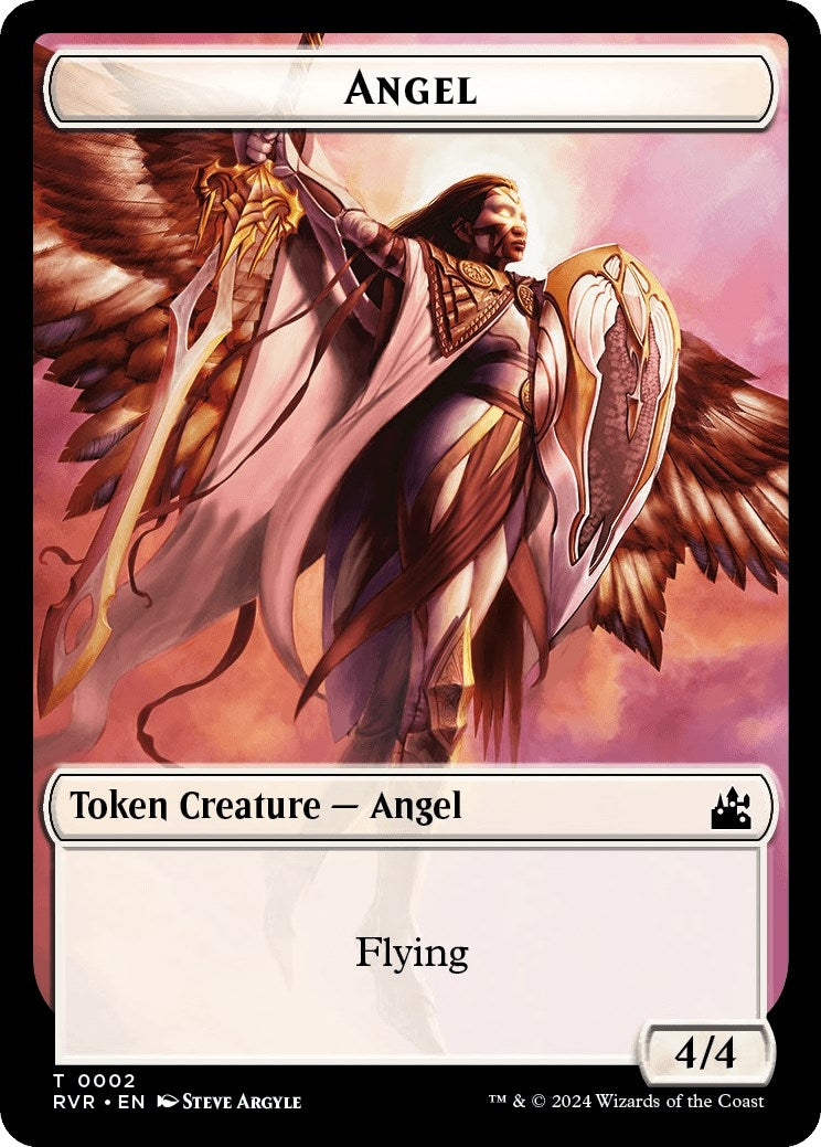 Image for Angel Token (0002) (2) [Ravnica Remastered] - Magic: The Gathering