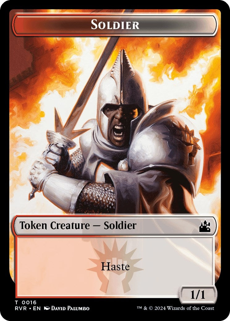 Image for Soldier Token (16) [Ravnica Remastered] - Magic: The Gathering