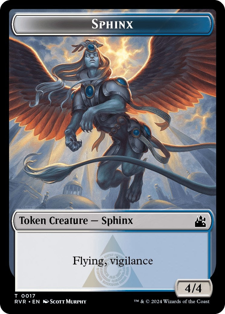 Image for Sphinx Token (17) [Ravnica Remastered] - Magic: The Gathering
