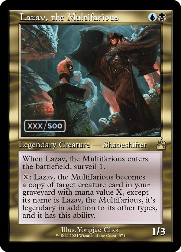 Image for Lazav, the Multifarious (Retro Frame) (Serial Numbered) (371) [Ravnica Remastered] - Magic: The Gathering