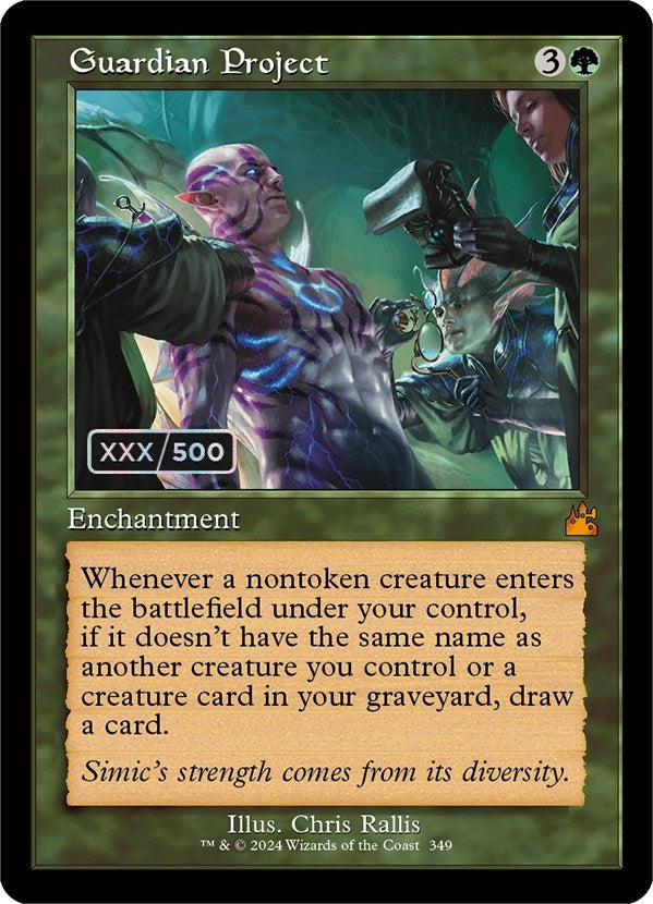 Image for Guardian Project (Retro Frame) (Serial Numbered) (349) [Ravnica Remastered] - Magic: The Gathering