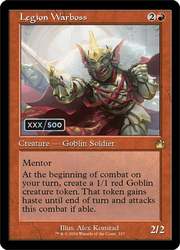 Image for Legion Warboss (Retro Frame) (Serial Numbered) (337) [Ravnica Remastered] - Magic: The Gathering