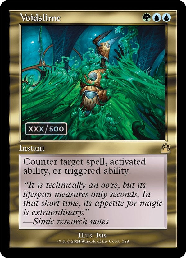 Image for Voidslime (Retro Frame) (Serial Numbered) (388) [Ravnica Remastered] - Magic: The Gathering
