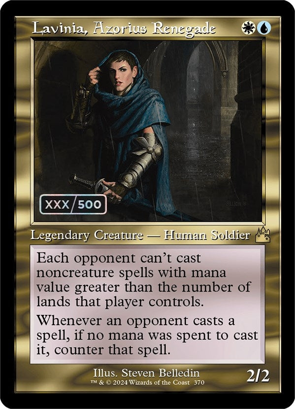 Image for Lavinia, Azorius Renegade (Retro Frame) (Serial Numbered) (370) [Ravnica Remastered] - Magic: The Gathering