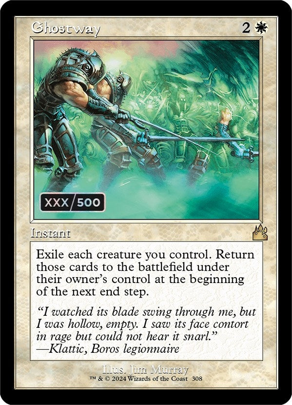 Image for Ghostway (Retro Frame) (Serial Numbered) (308) [Ravnica Remastered] - Magic: The Gathering