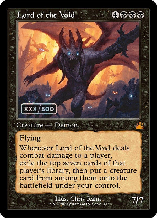 Image for Lord of the Void (Retro Frame) (Serial Numbered) (327) [Ravnica Remastered] - Magic: The Gathering