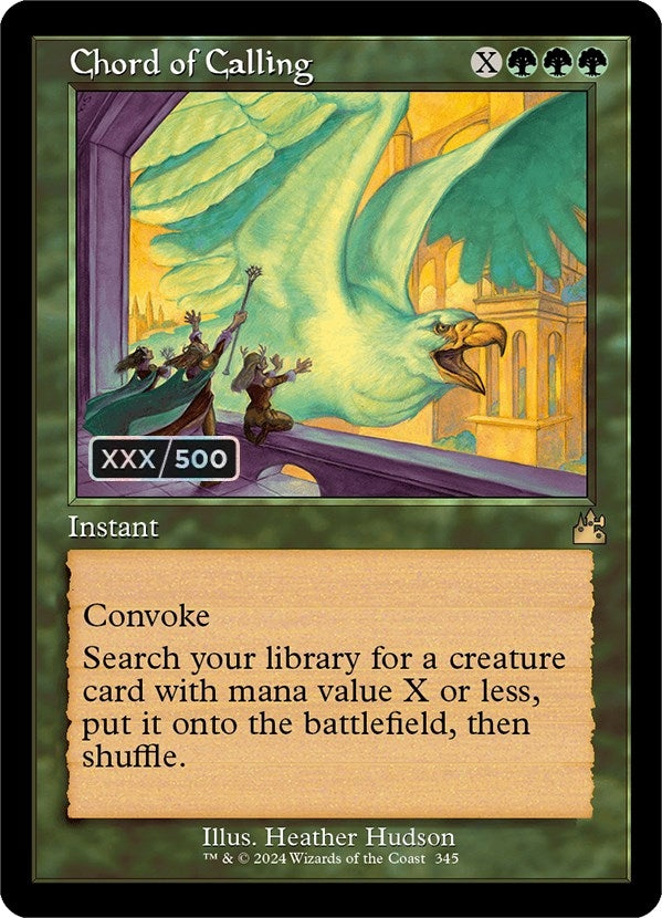 Image for Chord of Calling (Retro Frame) (Serial Numbered) (345) [Ravnica Remastered] - Magic: The Gathering
