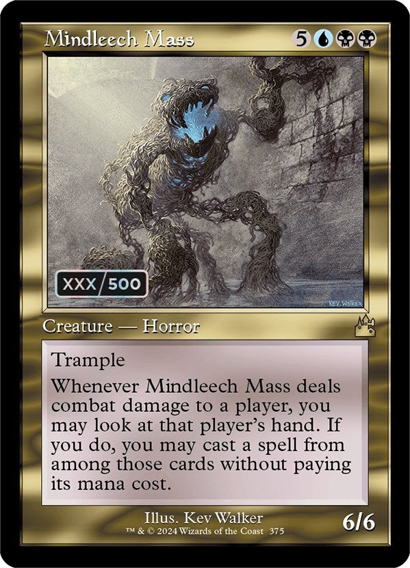 Image for Mindleech Mass (Retro Frame) (Serial Numbered) (375) [Ravnica Remastered] - Magic: The Gathering
