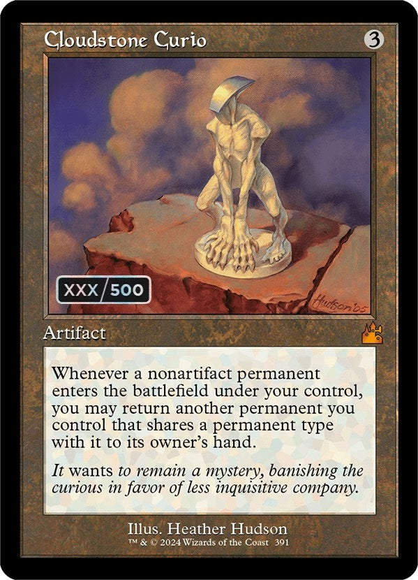 Image for Cloudstone Curio (Retro Frame) (Serial Numbered) (391) [Ravnica Remastered] - Magic: The Gathering