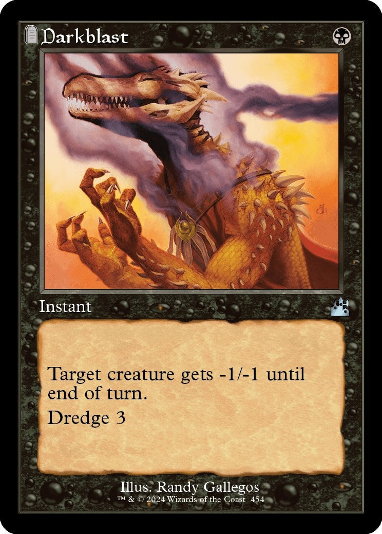Image for Darkblast (Retro Frame) (454) [Ravnica Remastered] - Magic: The Gathering