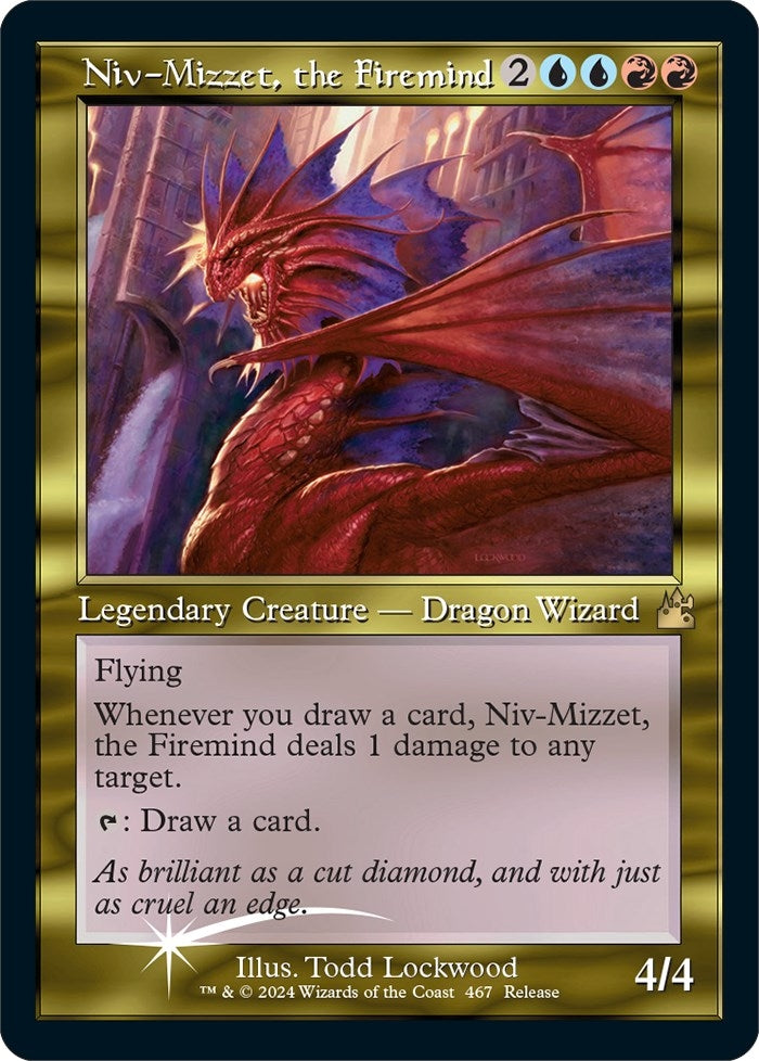 Image for Niv-Mizzet, the Firemind (Retro Frame) (467) [Launch Party & Release Event Promos] - Magic: The Gathering