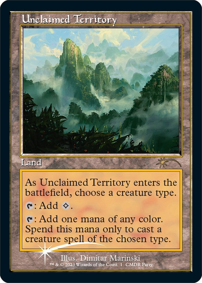 Image for Unclaimed Territory (Retro Frame) (1) [WPN & Gateway Promos] - Magic: The Gathering
