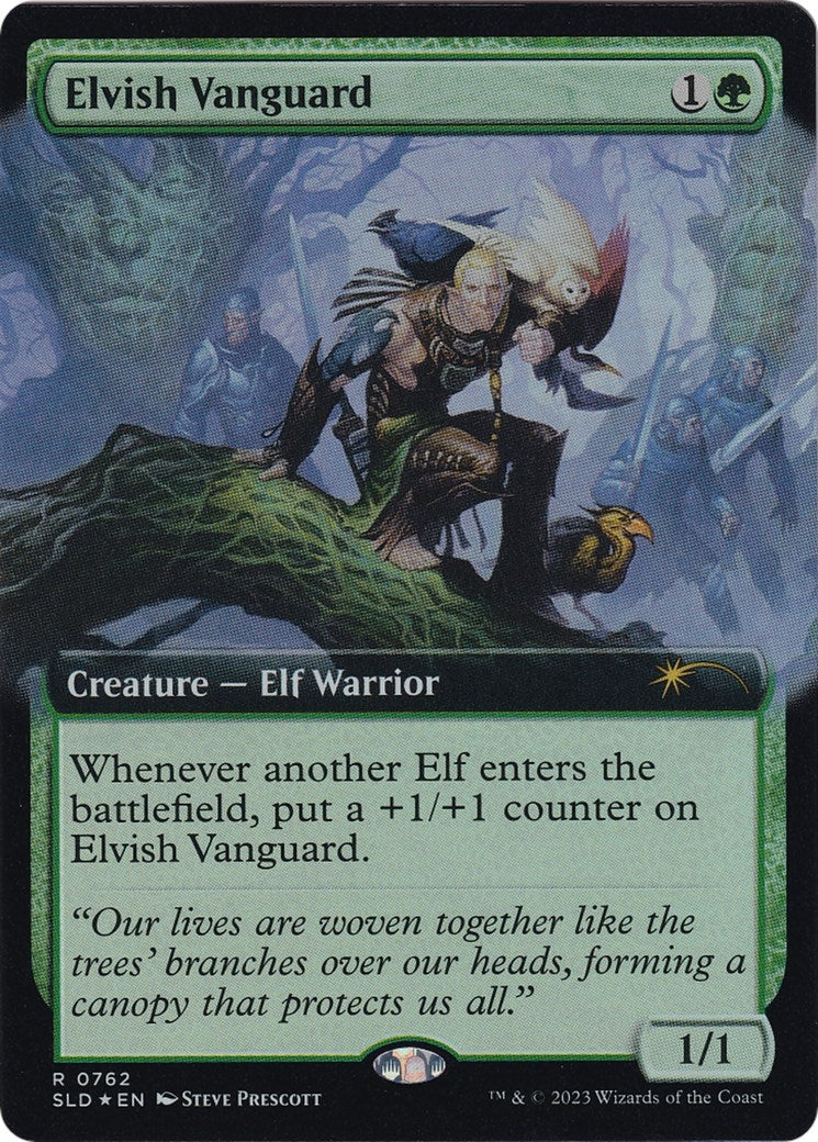 Image for Elvish Vanguard (Extended Art) (762) [Secret Lair Drop Series] - Magic: The Gathering