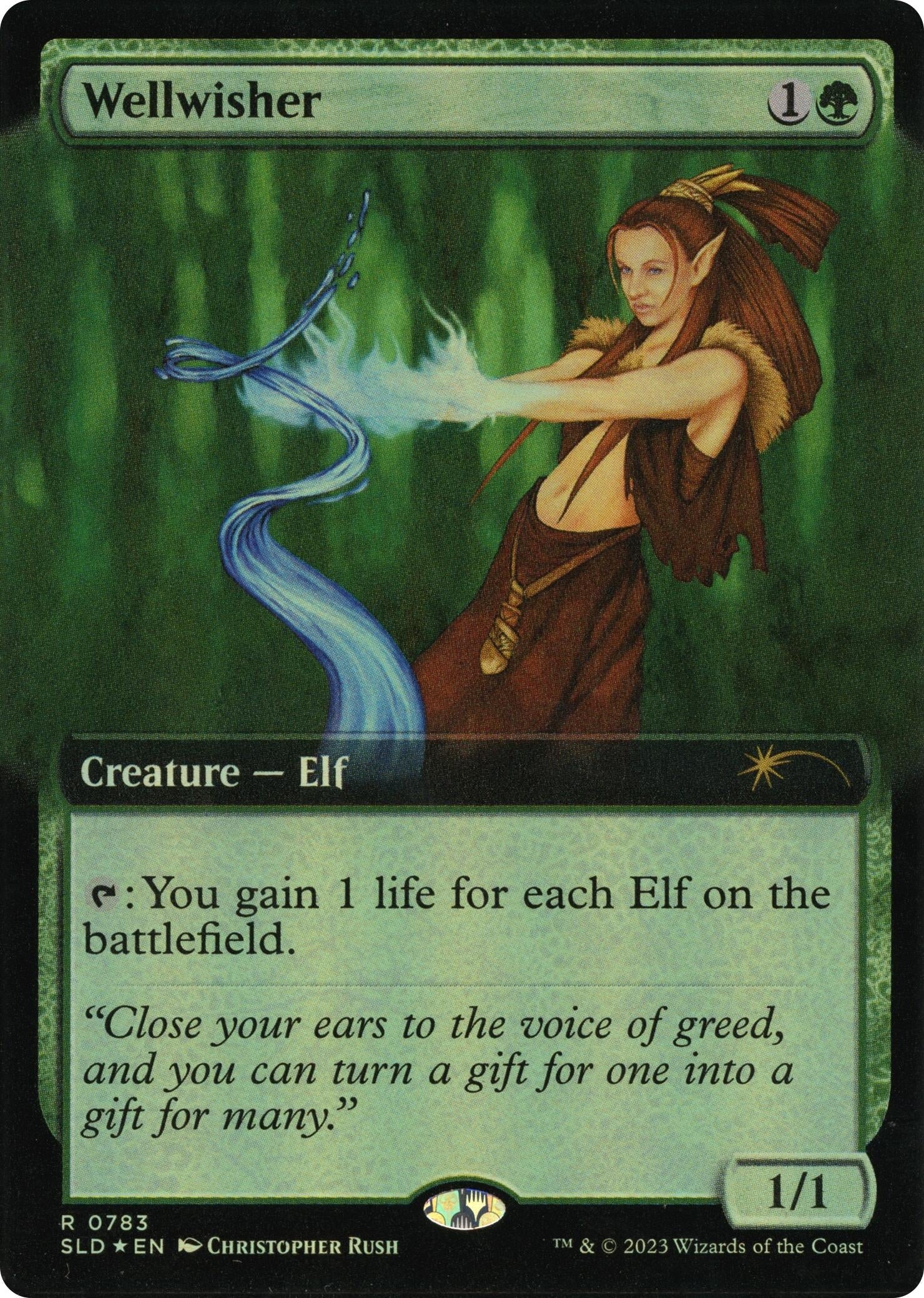 Image for Wellwisher (Extended Art) (783) [Secret Lair Drop Series] - Magic: The Gathering