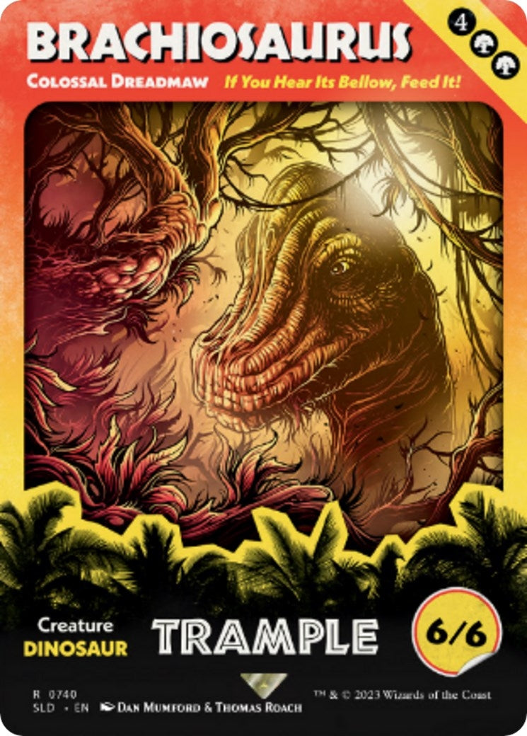 Image for Brachiosaurus - Colossal Dreadmaw (740) [Secret Lair Drop Series] - Magic: The Gathering