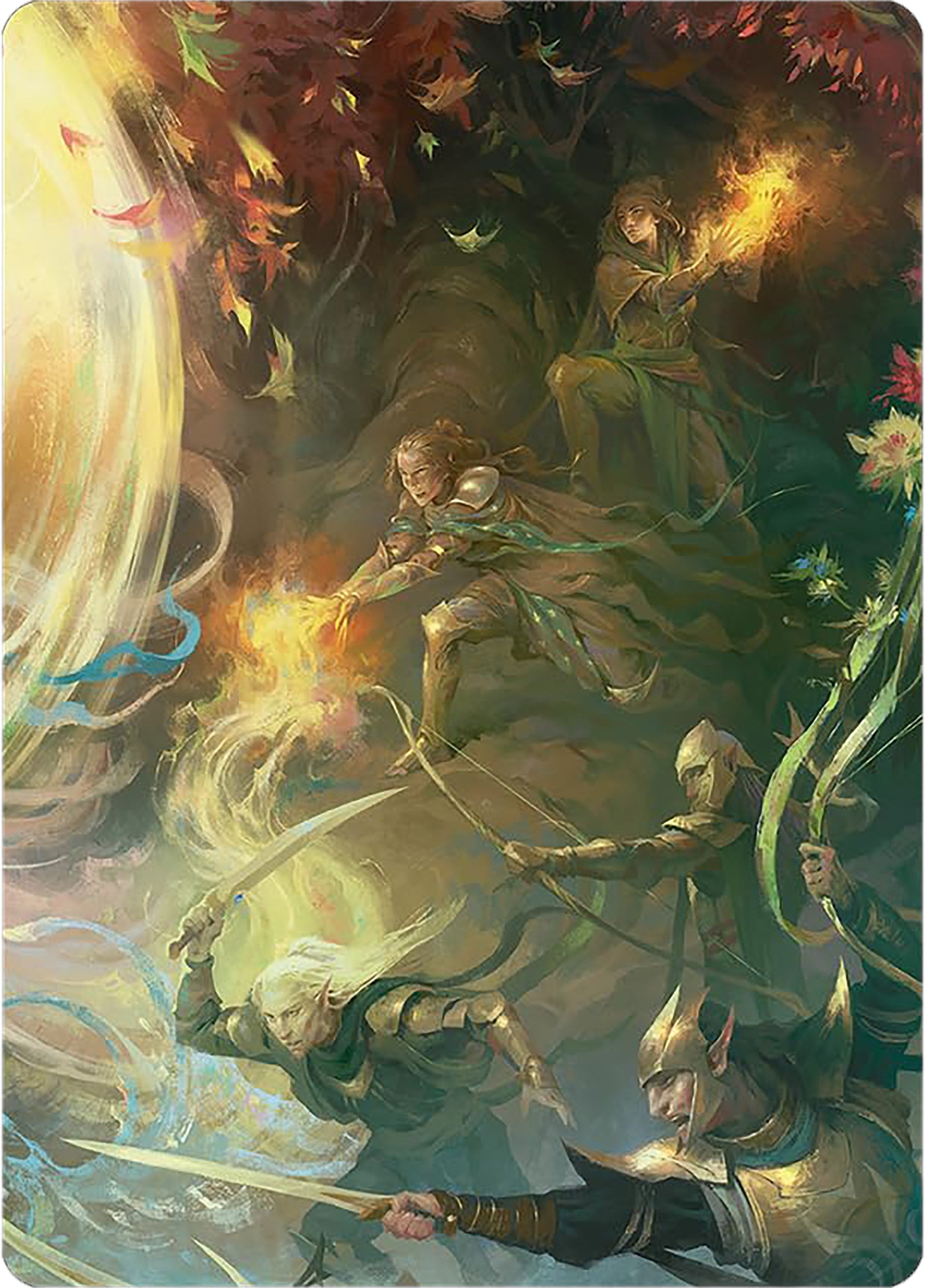 Image for Rally the Galadhrim Art Card (9) [Universes Beyond: The Lord of the Rings: Tales of Middle-earth] - Magic: The Gathering