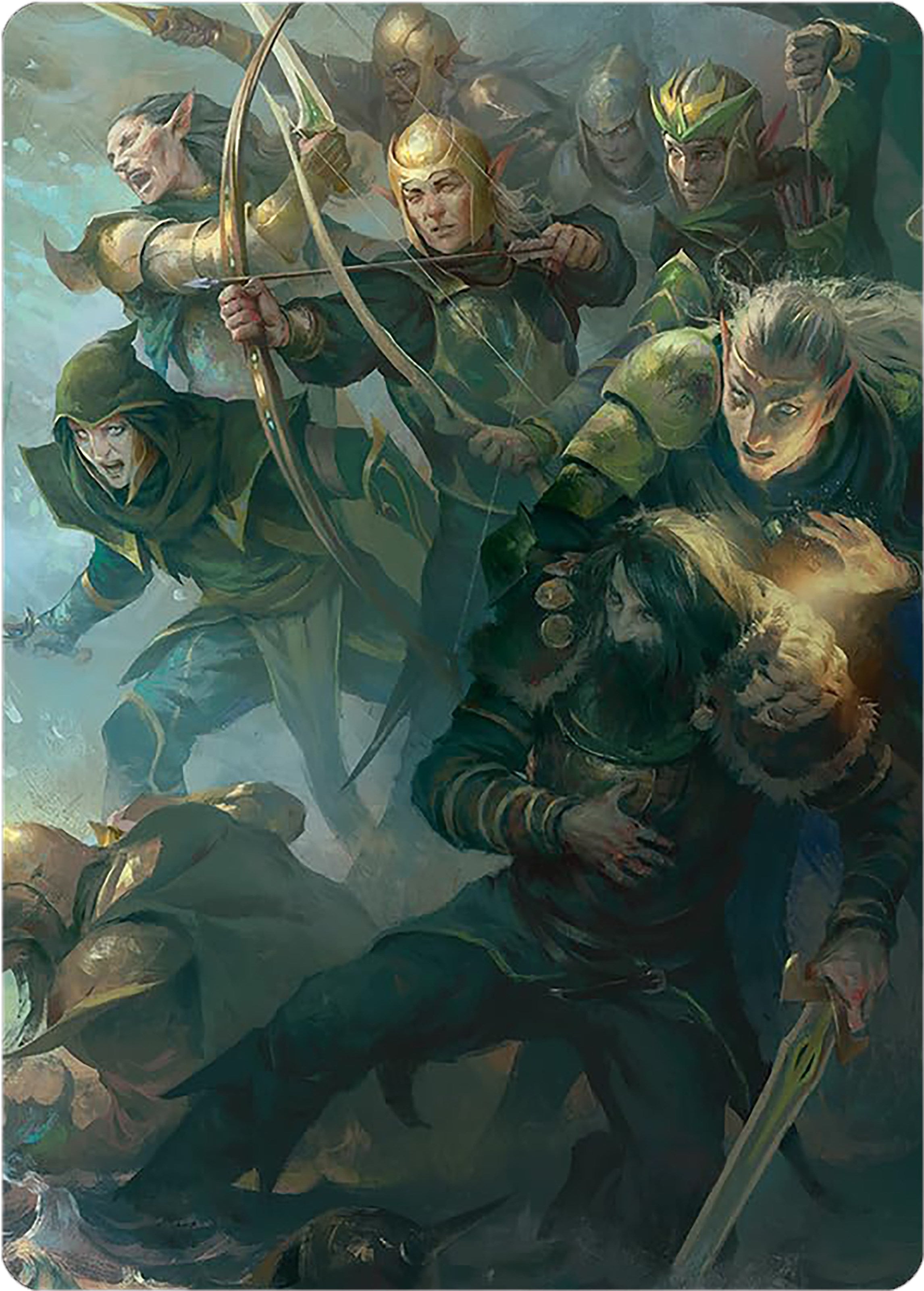 Image for Galadhrim Brigade Art Card (12) [Universes Beyond: The Lord of the Rings: Tales of Middle-earth] - Magic: The Gathering