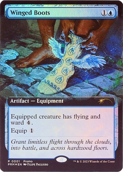 Image for Winged Boots (1) [Media Promos] - Magic: The Gathering