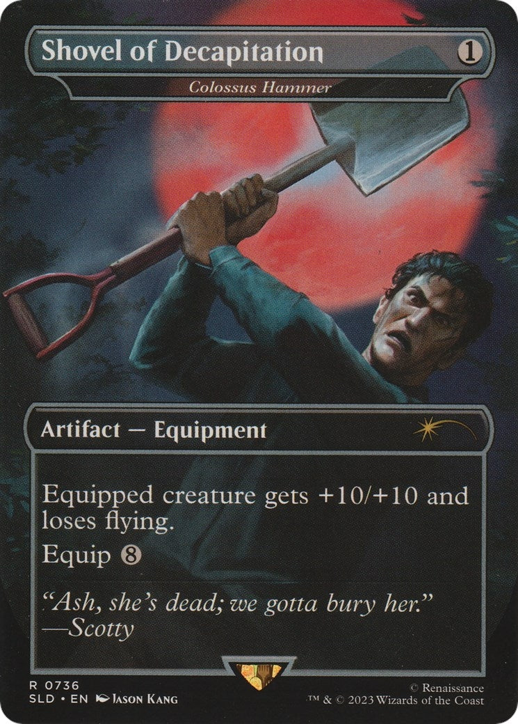 Image for Shovel of Decapitation - Colossus Hammer (736) [Secret Lair Drop Series] - Magic: The Gathering