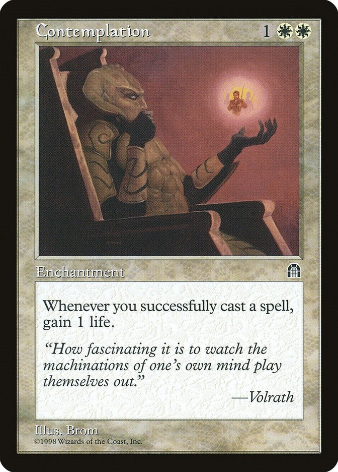 Image for Contemplation [Stronghold] - Magic: The Gathering