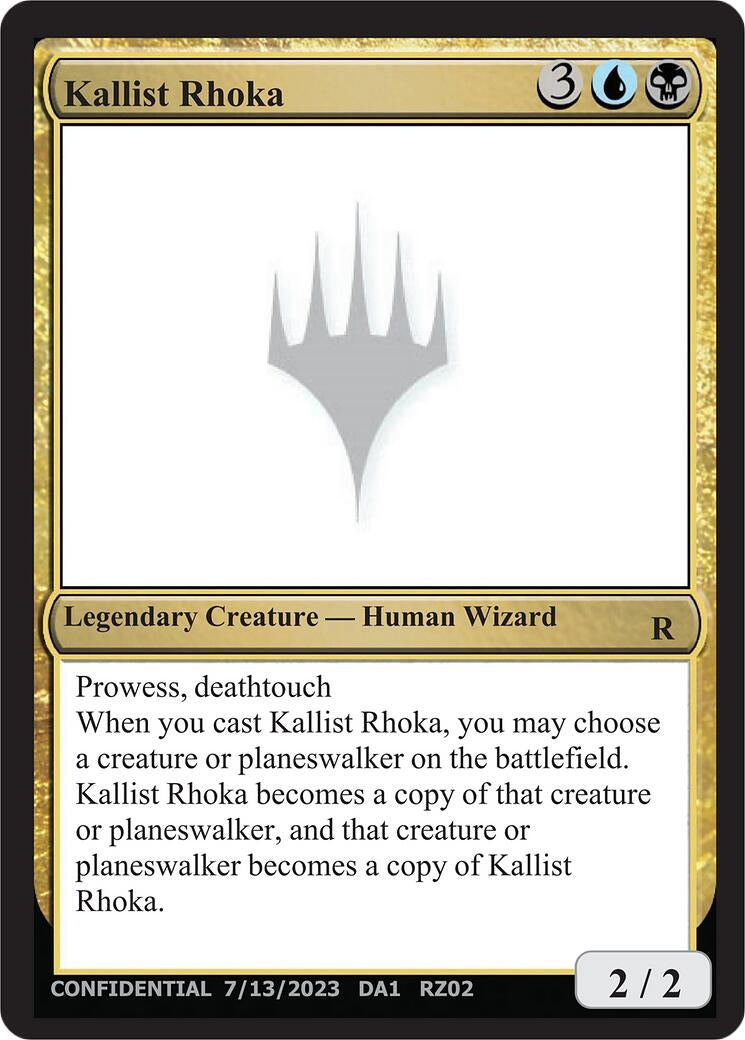 Image for Kallist Rhoka [Un-Known Event Playtest Cards] - Magic: The Gathering