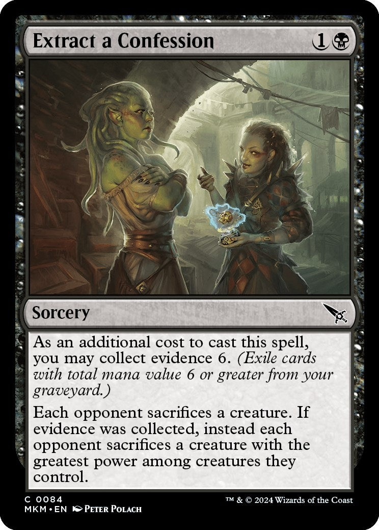 Image for Extract a Confession (84) [Murders at Karlov Manor] - Magic: The Gathering