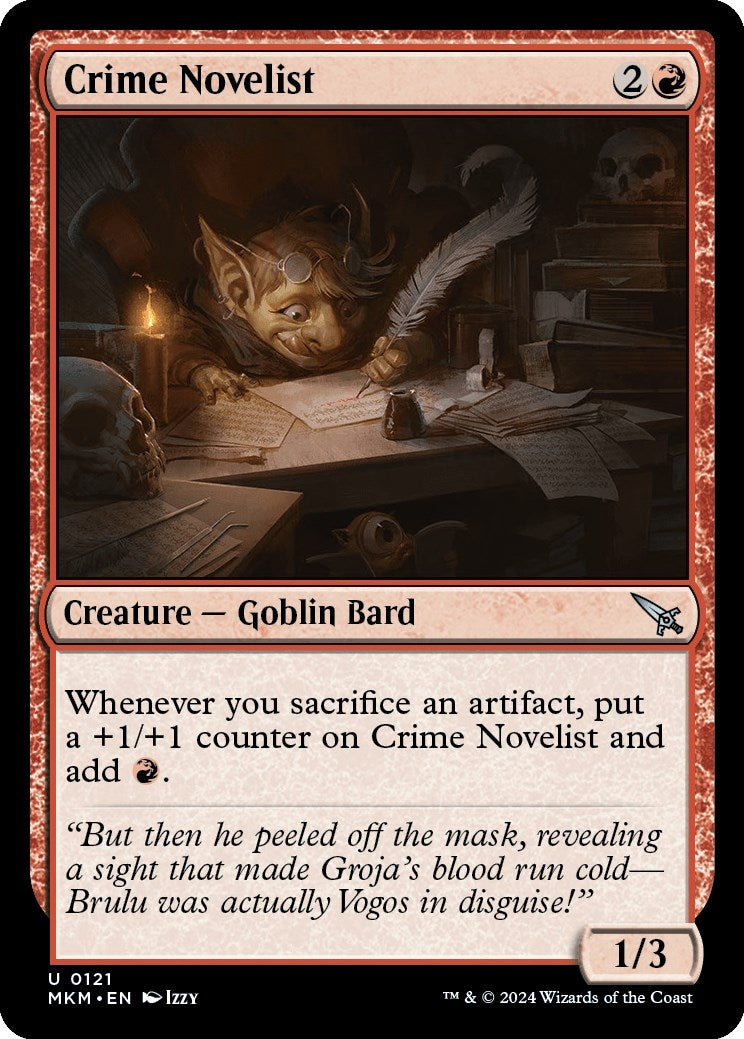 Image for Crime Novelist (121) [Murders at Karlov Manor] - Magic: The Gathering